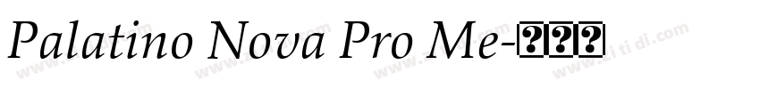 Palatino Nova Pro Me字体转换 Palatino Nova Pro Me字体转换